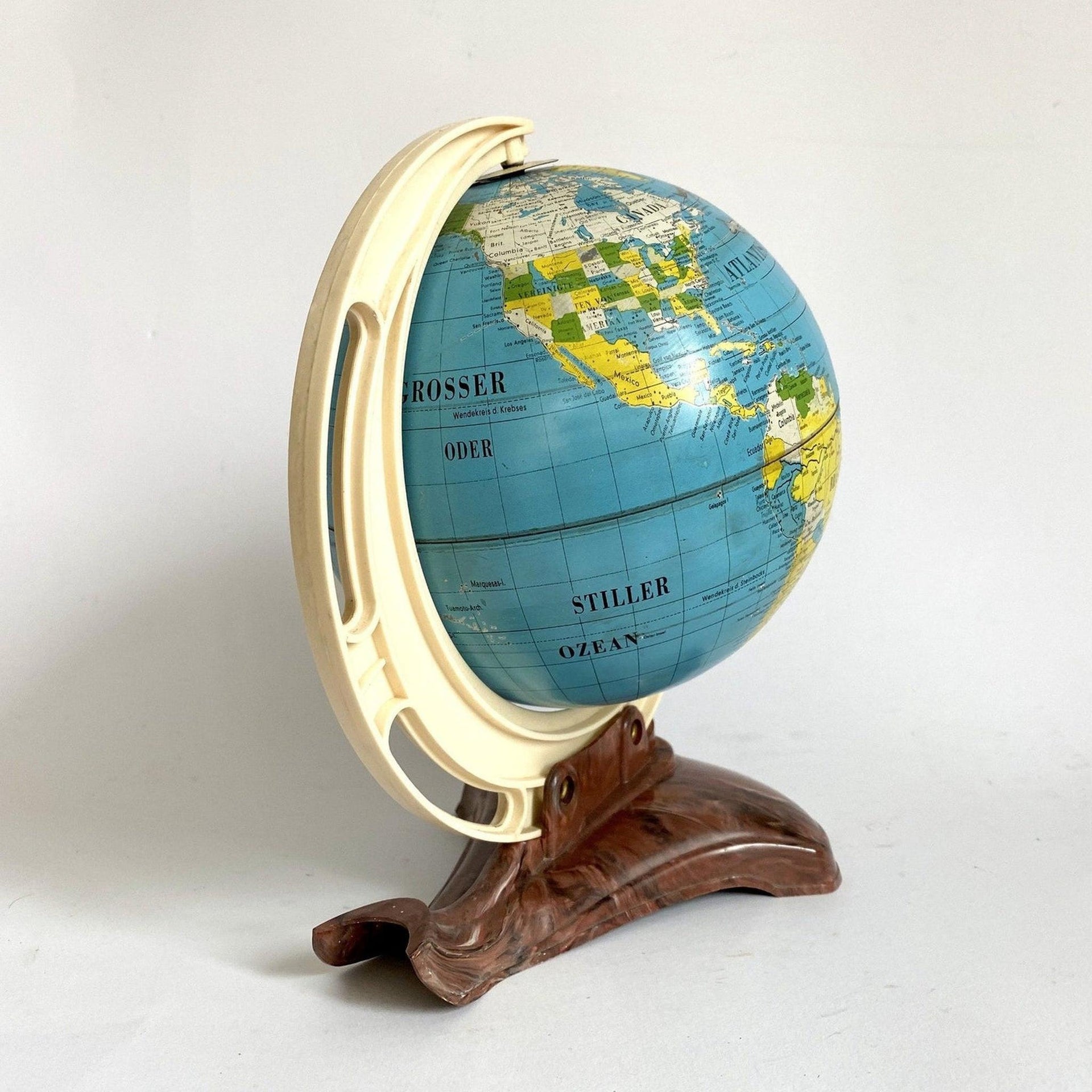 Globus „Seidel“ Aluminium Vintage um 1950