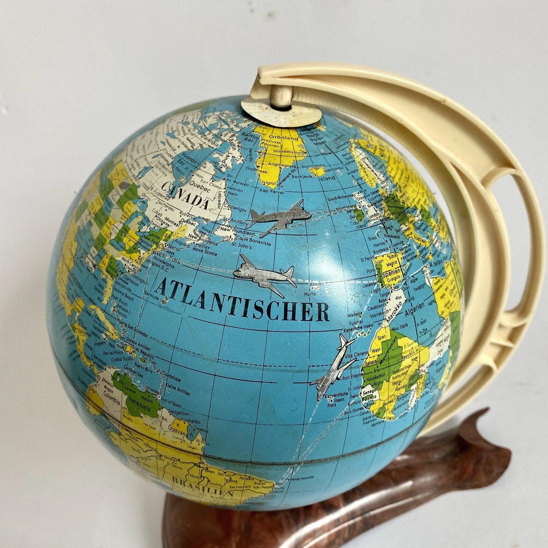 Globus „Seidel“ Aluminium Vintage um 1950