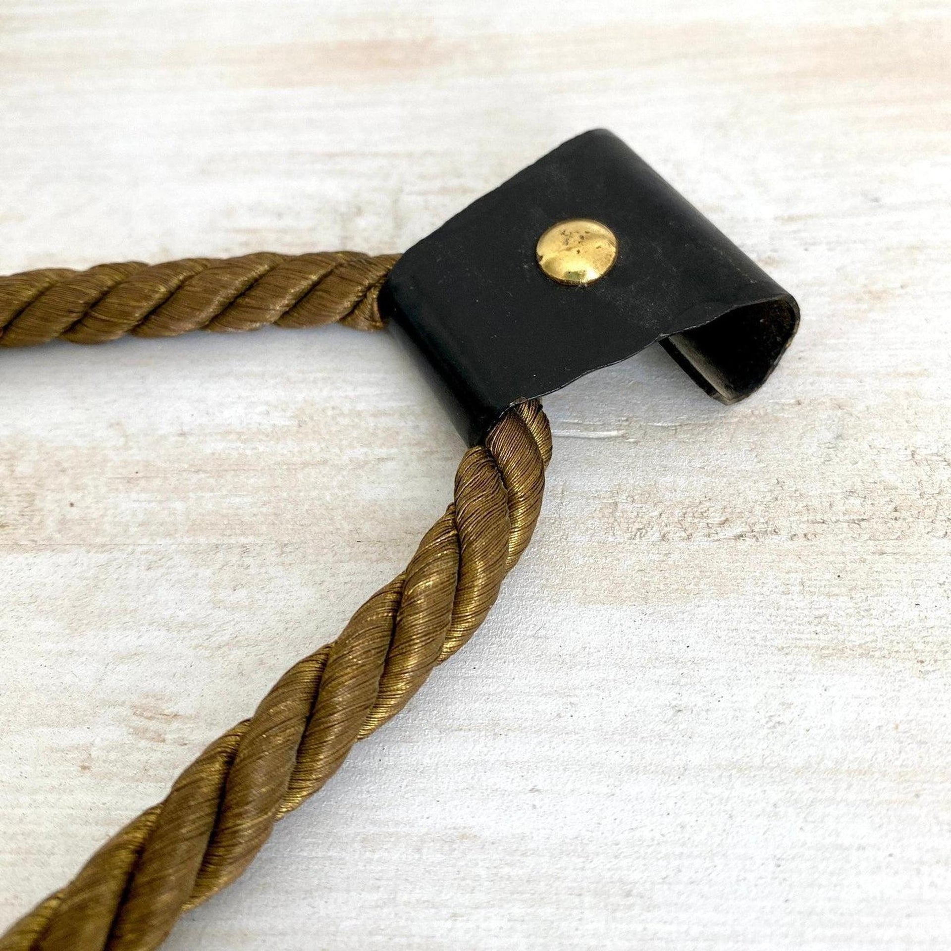 HEIBI Wanduhr mit Seil, Vintage Midcentury 60er