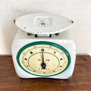 Krups Küchenwaage mit zwei emaillierten Schalen Vintage 40er Jahre