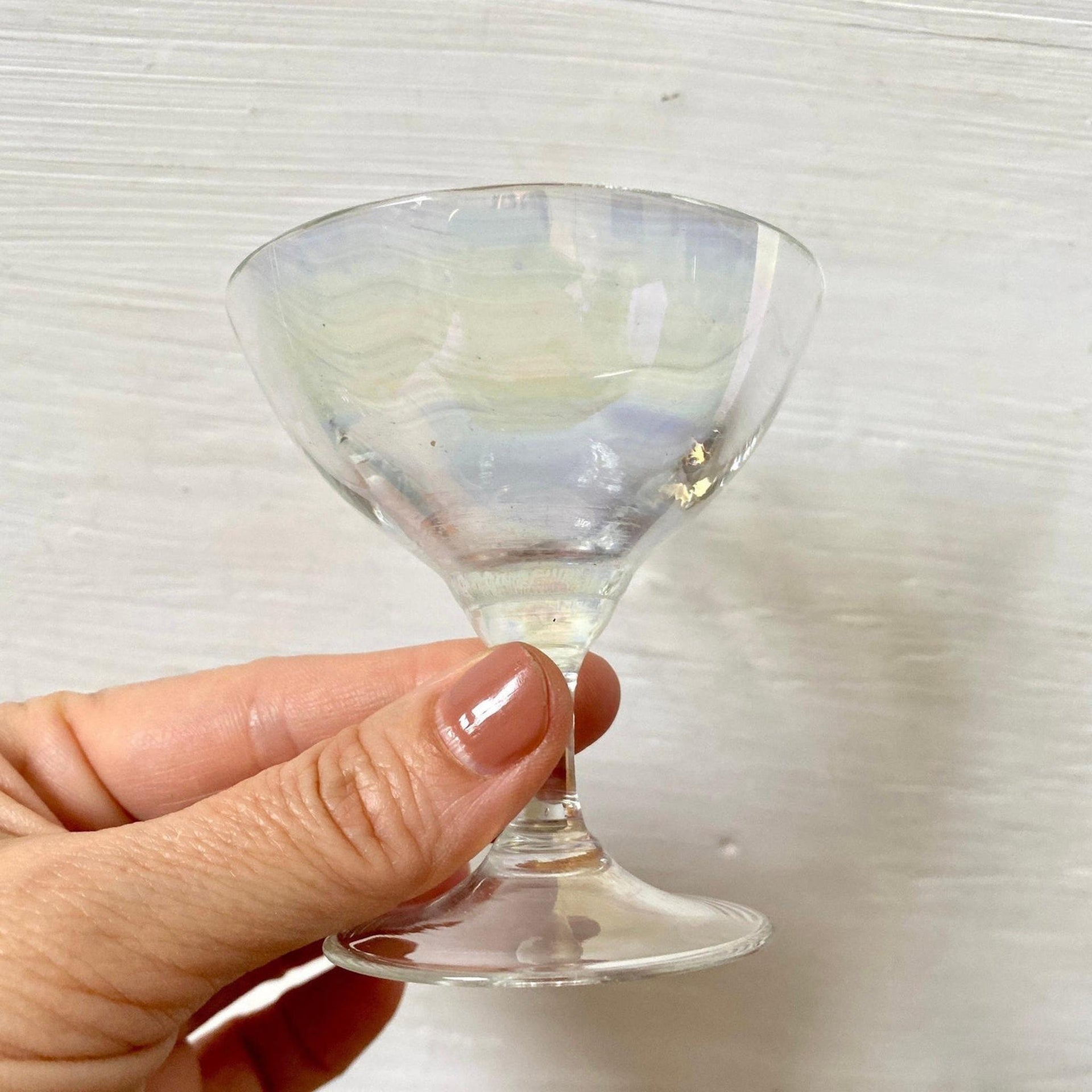 Likörgläser Stielgläser Vintage 3er-Set, 50er Jahre