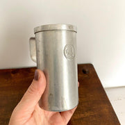 Messbecher aus Aluminium 1/4 Liter, Vintage 40er Jahre