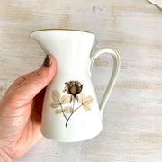 Rosenthal Schattenrose Milchkanne Sahnekännchen Form 2000, 60er