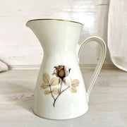 Rosenthal Schattenrose Milchkanne Sahnekännchen Form 2000, 60er