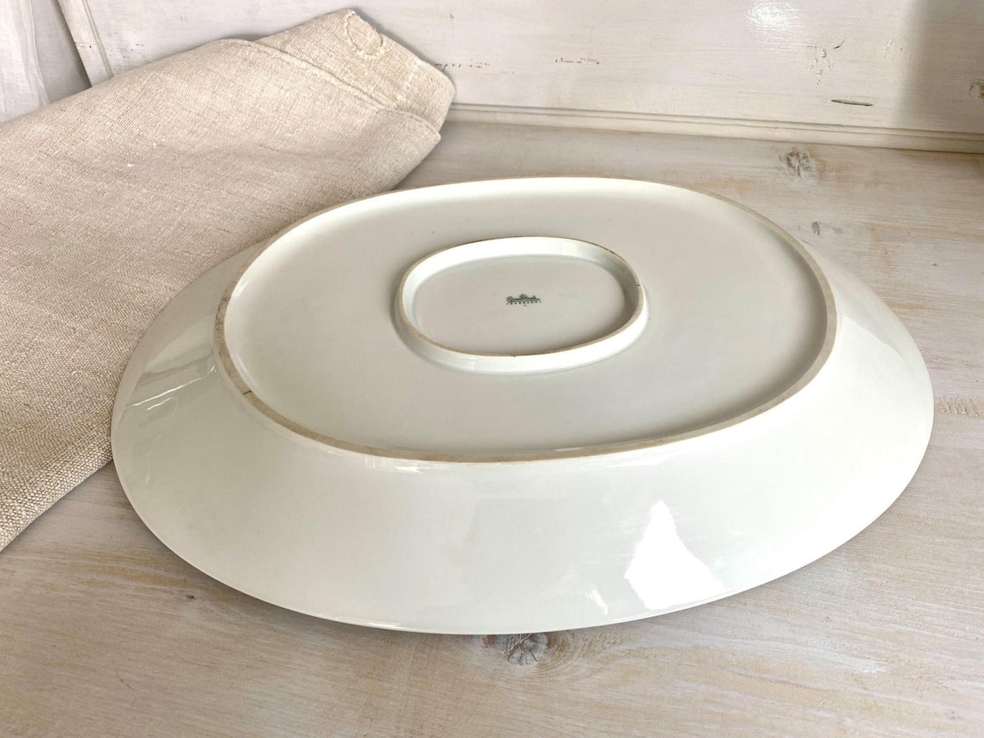 Rosenthal Schattenrose Servierplatte Fleischplatte cm 44x33, 60er