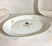 Rosenthal Schattenrose Servierplatte Fleischplatte cm 44x33, 60er