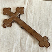 Sarg Kreuz Blech Vintage 50er Jahre