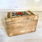 Schmuckschatulle Holz Bauernmalerei Handbemalt Vintage 50er
