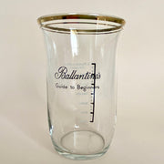 Vintage Ballantines whiskey glass set "Guide to Beginners", 1950s long drink tumblers-Sweet Antik