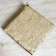 Votivgabe Ex Voto Herz mit Holzrahmen Wandbehang 30er Jahre
