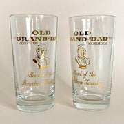 Whiskey Gläser Vintage Highball OLD GRAND DAD 60er