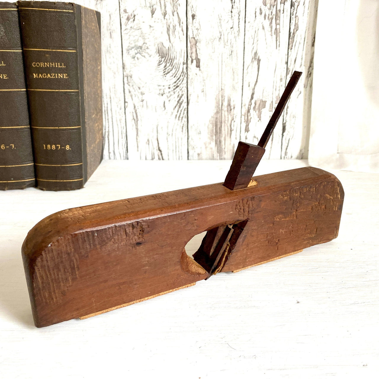 Antique carpenter hand plane, 1800s-vintage-woodworking tool-SweetAntik