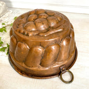 Antique copper grape mold, 1930s-vintage-Pudding mould-SweetAntik