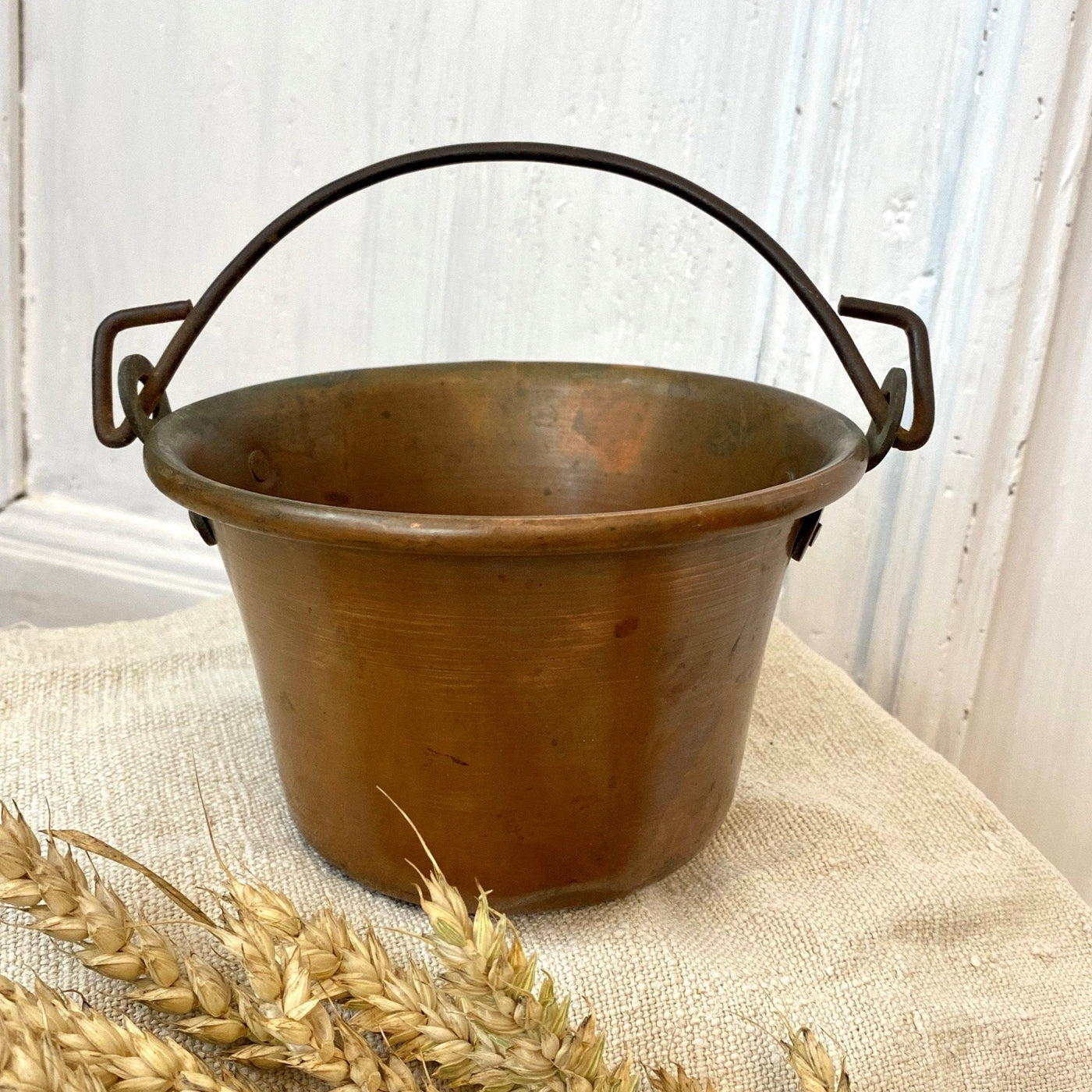 Antique copper pot-vintage-Copperware-SweetAntik