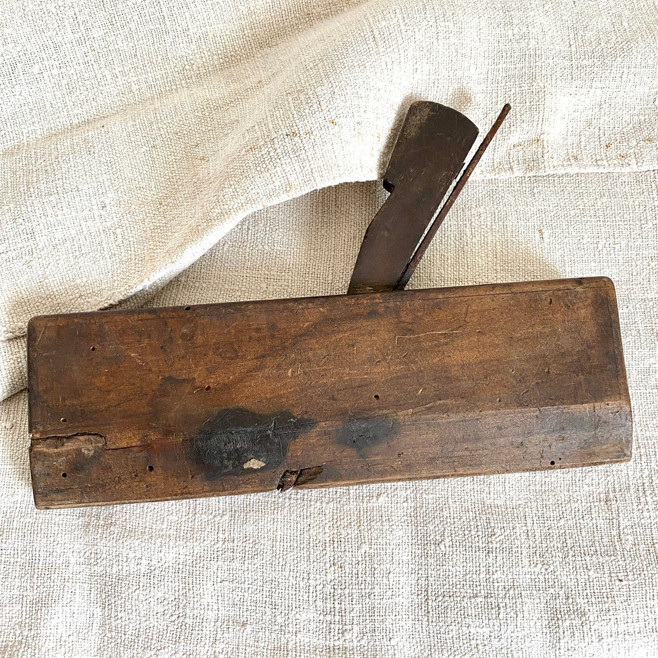 Antique Italian molding plane, late 1800s-vintage-woodworking tool-SweetAntik