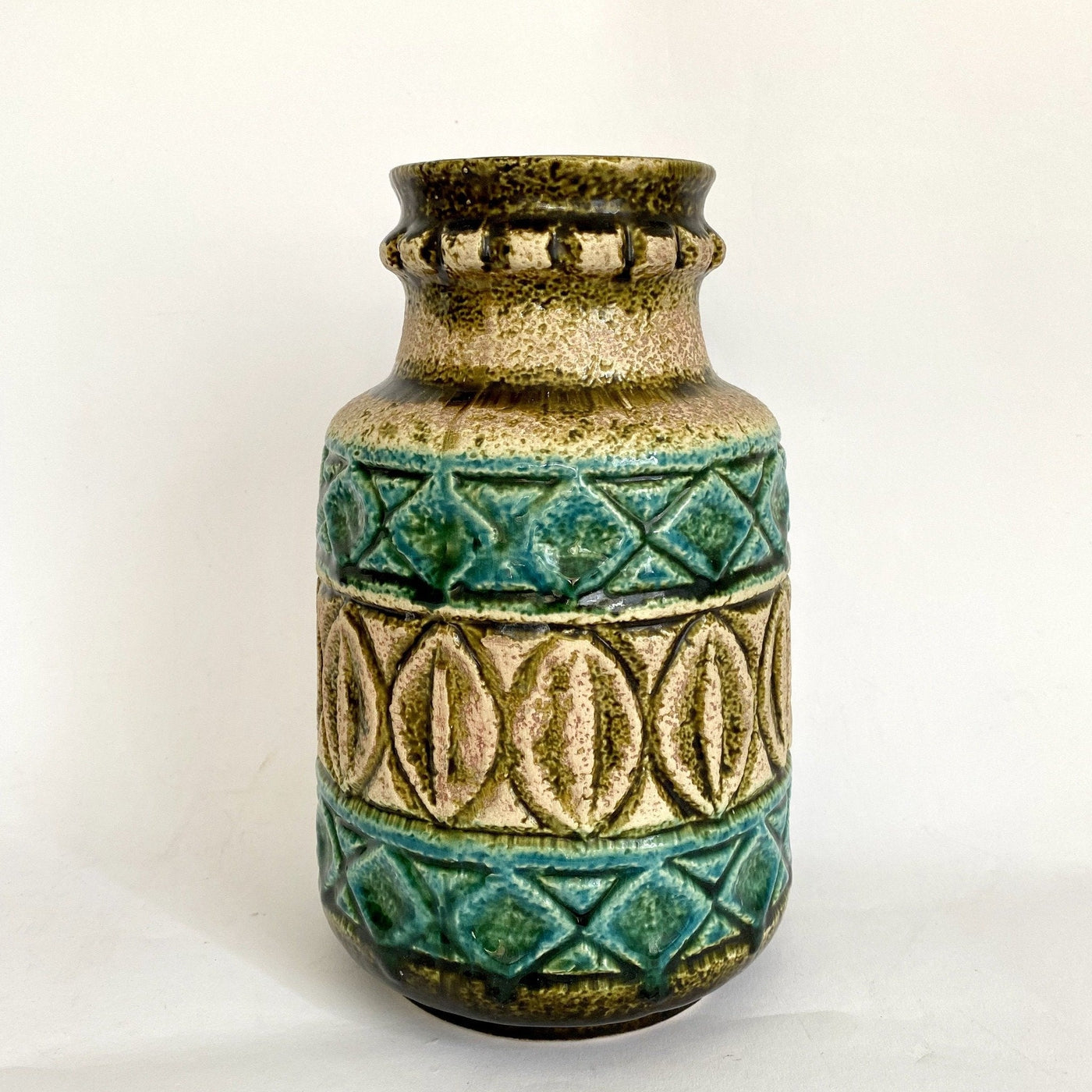 Bay Keramik Vase 93 25 West German Pottery, 60s | SweetAntik