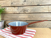 Enamel farmhouse colander-vintage-enamelware-SweetAntik