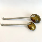 Farmhouse brass ladle and skimmer, 1940s-vintage-Ladle-SweetAntik