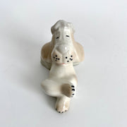 Porcelain dog figurine "Sanbo", 1980s-vintage-animal figurine-SweetAntik