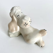 Porcelain dog figurine "Sanbo", 1980s-vintage-animal figurine-SweetAntik