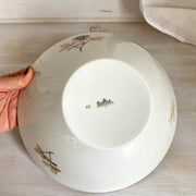 Porcelain Serving Bowl ROSENTHAL "Shadow Rose" 1960s-vintage-Rosenthal dinnerware-SweetAntik