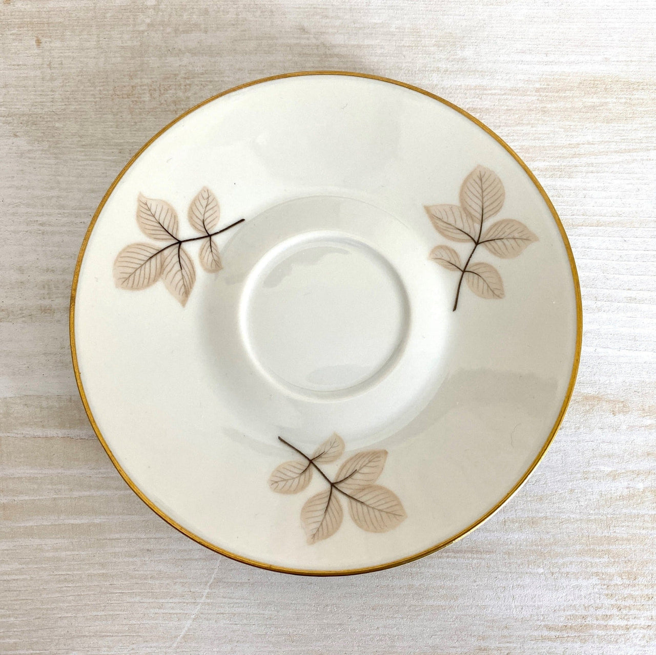 ROSENTHAL "Shadow Rose" replacement saucer for coffee cup-vintage-Rosenthal dinnerware-SweetAntik