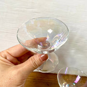 Stem glasses set of 3 small luster goblets, 1950s-vintage-vintage-SweetAntik