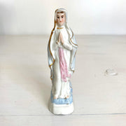 vintage Antique bisque religious figurine Holy Mary hand painted 1920s - Sweet Antik