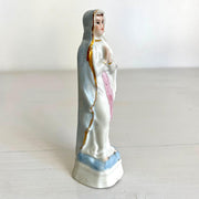 vintage Antique bisque religious figurine Holy Mary hand painted 1920s - Sweet Antik