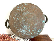 vintage Antique copper pan 1800s farmhouse copperware Kappa Sigma - Sweet Antik