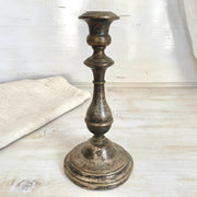 vintage Antique silver plated candle holder 19th century - Sweet Antik