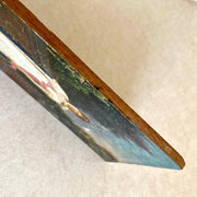 vintage Antique small oil painting on wood Queen Louise of Prussia after Richter 1900s-Sweet Antik