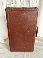 vintage Antique suitcase unusual side opening 1930s - Sweet Antik