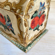 vintage Bavarian jewelry box hand painted wood vintage, 50s - Sweet Antik