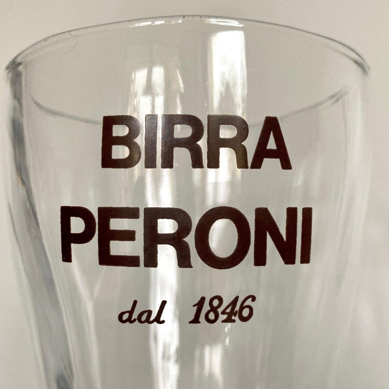 Kitchen, Peroni Stemmed Beer Glass Vintage