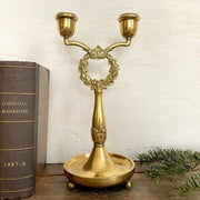 vintage-Brass candelabra OWA Wagner Osterode, 1910s-Sweet Antik