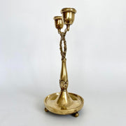 vintage-Brass candelabra OWA Wagner Osterode, 1910s-Sweet Antik