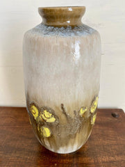 vintage Fat lava vase Strehla VEB 1470 East German pottery, 1970s - Sweet Antik