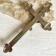 vintage Large pectoral crucifix, vintage nuns cross - Sweet Antik