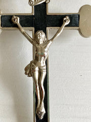 vintage Large pectoral crucifix, vintage nuns cross - Sweet Antik