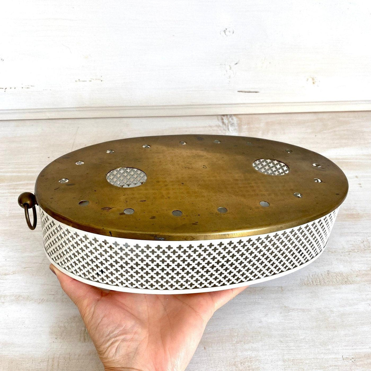 vintage Mid century tea pot warmer rigitulle Mategot style, 1950s - Sweet Antik