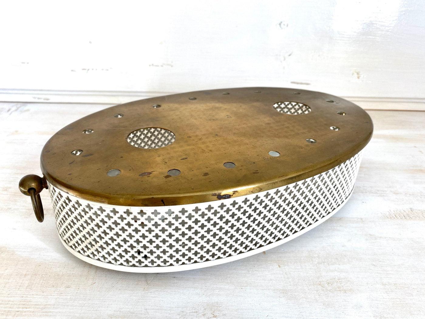 vintage Mid century tea pot warmer rigitulle Mategot style, 1950s - Sweet Antik