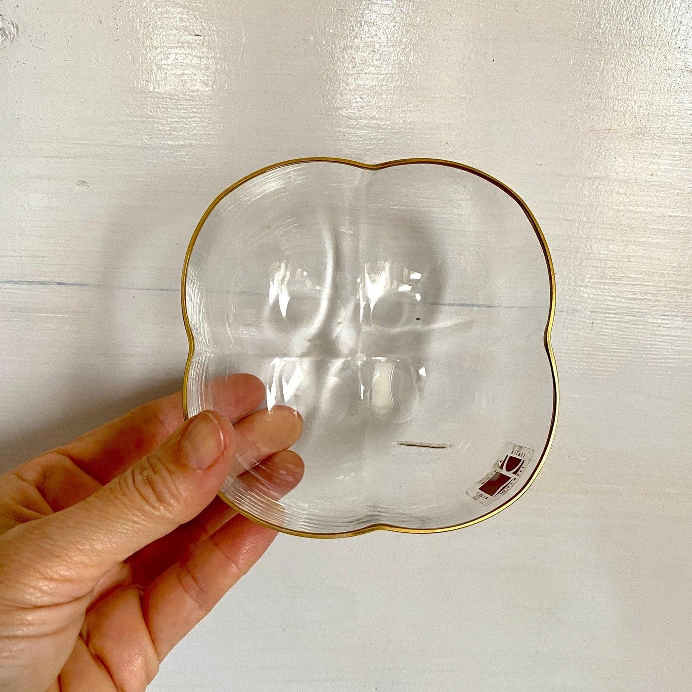 vintage Murano hand blown glass bowl Carlo Moretti, 1980s - Sweet Antik