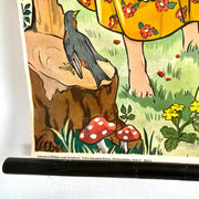 vintage-Vintage pull down chart "Snow White and Rose Red" 1950s-Sweet Antik